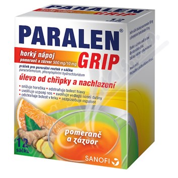 ParalenGrip HN pom.záz.500/10mg por.plv.sol.scc.12