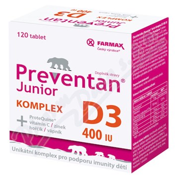 Preventan Junior Komplex D3 400IU tbl.120