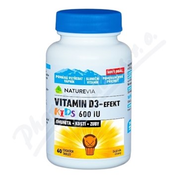 NatureVia Vitamin D3-Efekt Kids tbl.60