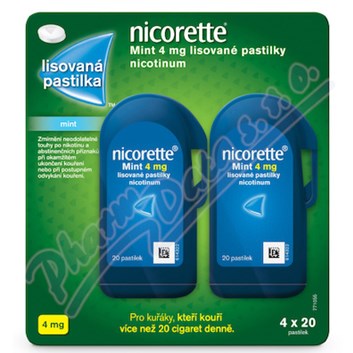 Nicorette mint 4mg pas.cmp.4x20