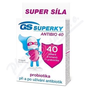 GS Superky Antibio 40 cps.10 ČR/SK