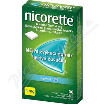 Nicorette Icemint Gum 4mg gum.mnd.30