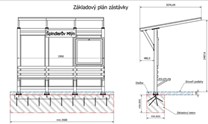 Autobusová zastávka Nagano - Vitrína: Ano, Bočnice: Ne, Komůrkový polykarbonát, 3m