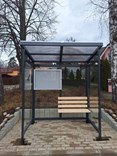 Autobusová zastávka Atlanta - Komůrkový polykarbonát, Ano, 2m