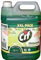 CIF Prof. Dishwash extra strong lemon 5L