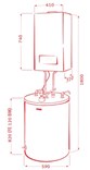 PROTHERM Sestava elektrokotle RAY AK 12KE + 120l zásobník TV (0010030827)