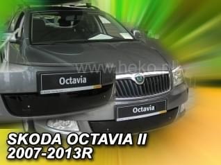 Zimní clona - kryt chladiče, Škoda Octavia II, 2007->2013, (dolní)