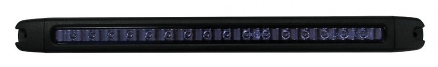 Světlo brzdové LED 12V s modrým sklem W28