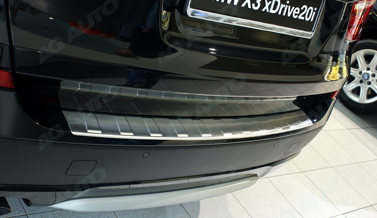Nerezový kryt hrany nárazníku, BMW X3 F25, 2010->, 4x4, 5 dveř.