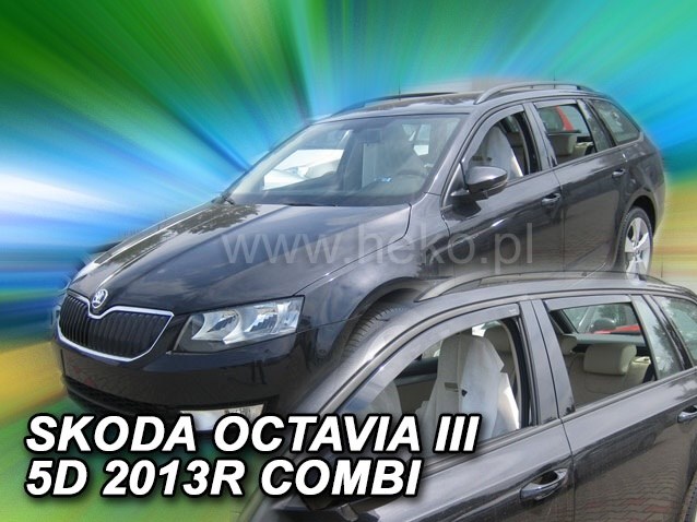 Ofuky oken Škoda Octavia III Combi 5dv od r.v. 2013 přední+zadní