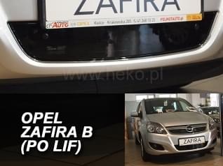 Zimní clona - kryt chladiče, Opel Zafira B, 2008->, po faceliftu