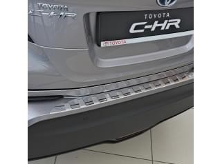 Nerezový kryt hrany nárazníku, Toyota C-HR, 2016-, Crossover