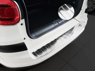 Nerezový kryt hrany nárazníku/kufru, Fiat 500 L, 2017- , Facelift