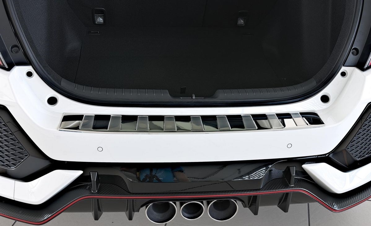 Nerezový kryt hrany nárazníku, Honda Civic X, 2017-, Hatchback