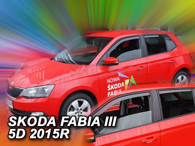 Ofuky oken Škoda Fabia III 5dv HB/Combi od r.v. 2014 zadní + přední