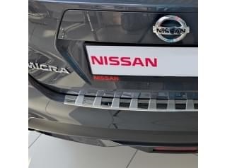Nerezový kryt hrany nárazníku, Nissan Micra V K14, 2016-, Hatchback