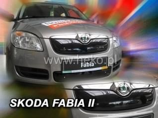 Zimní clona - kryt chladiče, Škoda Fabia II, 2007->2010, HB, Combi, (horní)