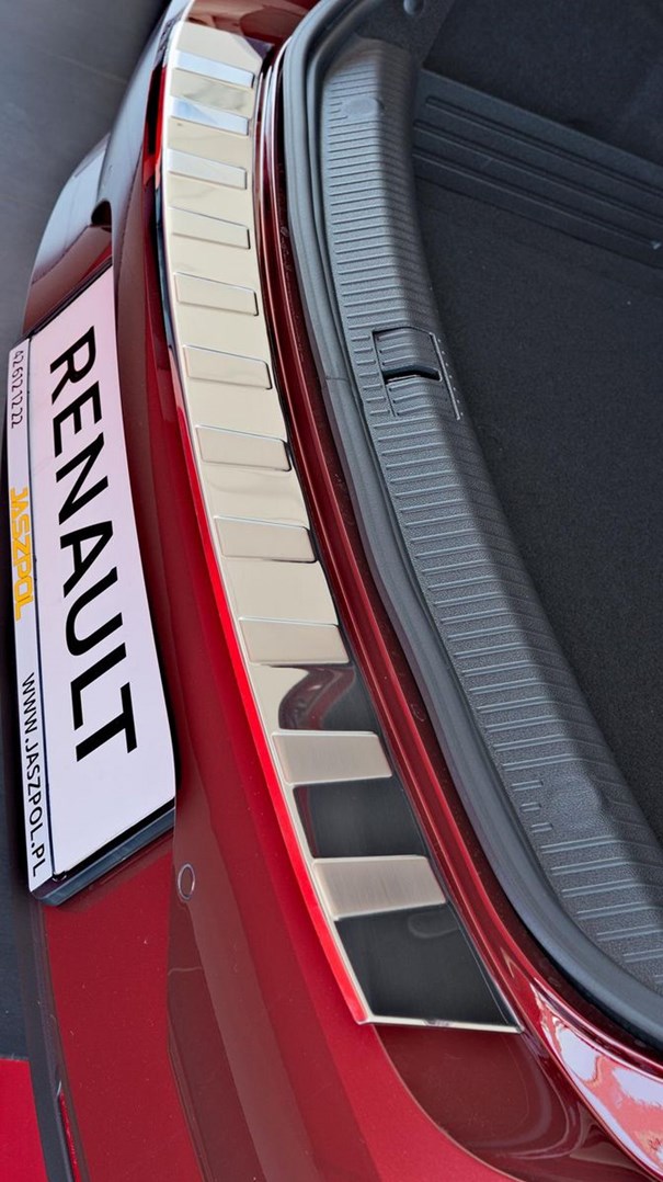 Nerezový kryt hrany nárazníku, Renault Talisman, 2015-, Sedan