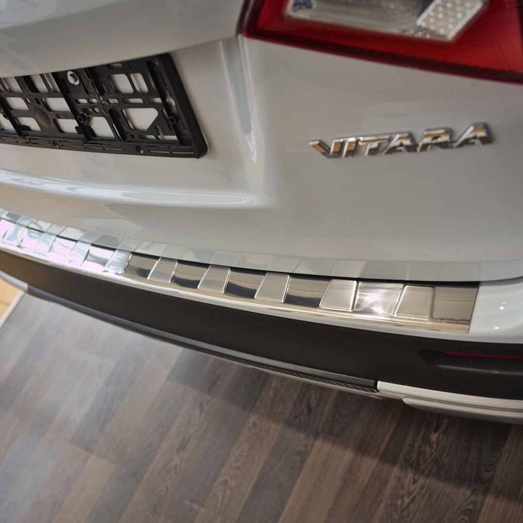 Nerezový kryt hrany nárazníku, Suzuki Vitara II, 2014-, SUV