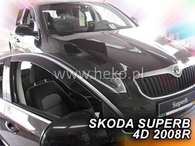 Ofuky oken Škoda Superb II Sedan 4dv od r.v. 2008 přední