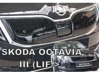 Zimní clona - kryt chladiče, Škoda Octavia III, 2016->, horní, po faceliftu