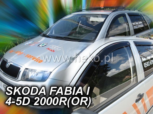 Plexi Škoda Fabia 4D 00R (431)