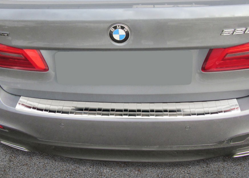 Nerezový kryt hrany nárazníku/kufru, BMW 5 (G30), 2017->, sedan