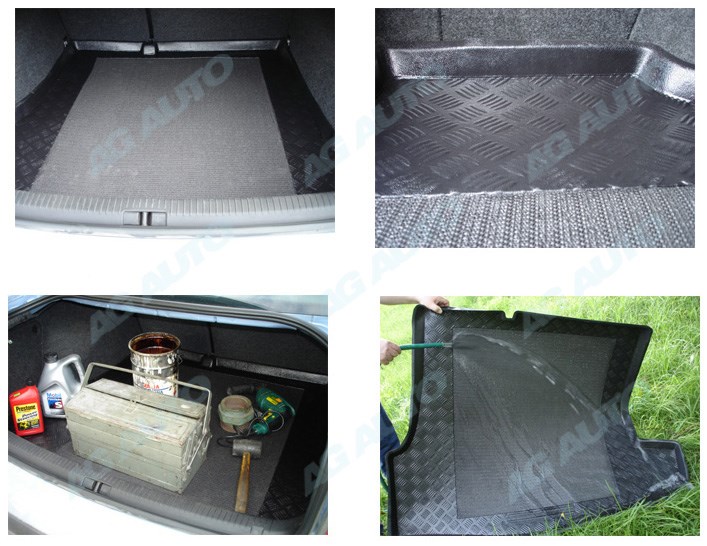 Plastová vana do kufru VW Sharan Van II, 2010->, 7 sedadlový (složená 3 řada sedadel)