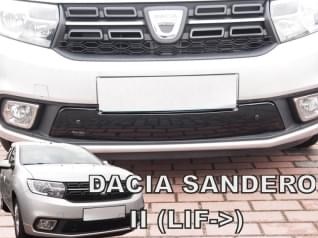 Zimní clona - kryt chladiče, Dacia Sandero II, 2017->, dolní, po faceliftu