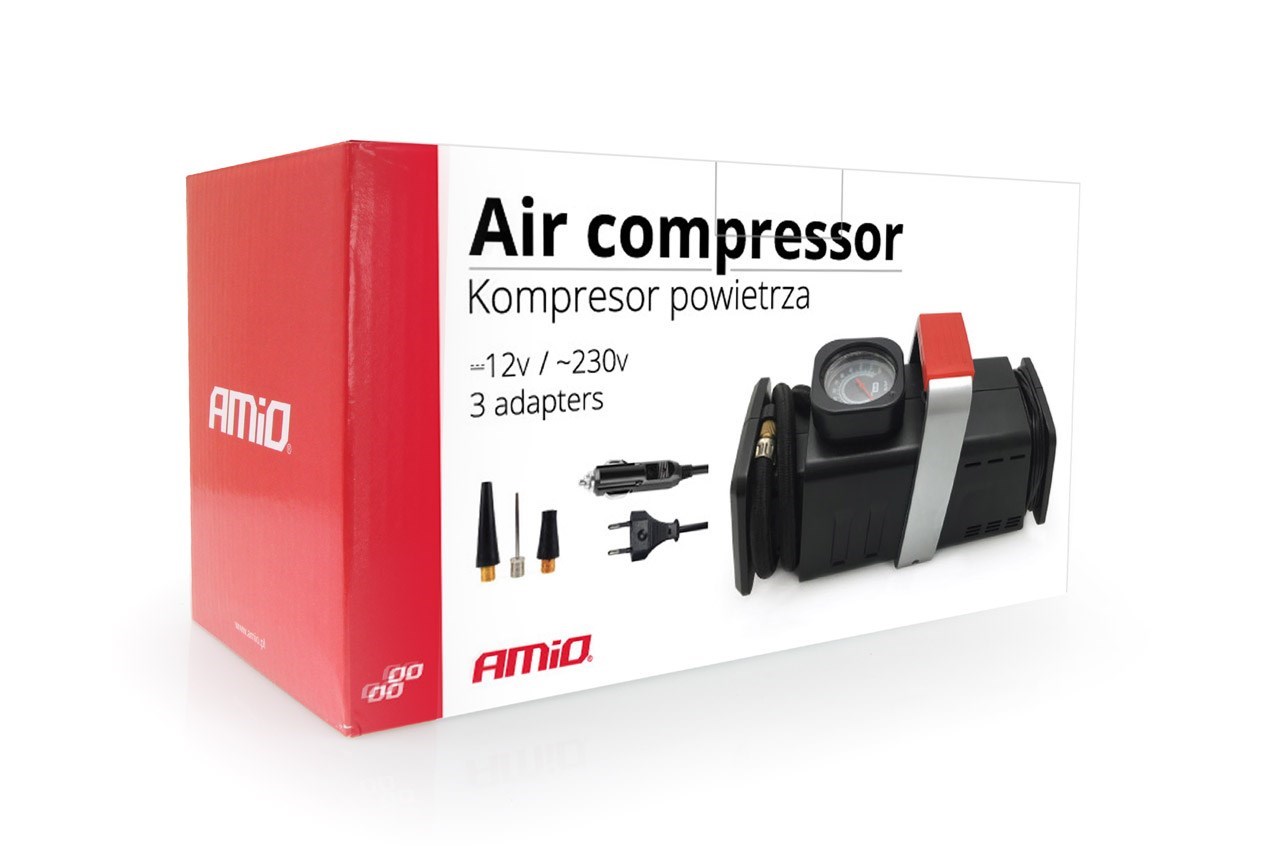Kompresor Amio 12V/230V, AC/DC, 10 BAR, 01134