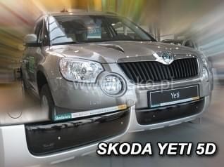 Zimní clona - kryt chladiče, Škoda Yeti, 2009->, (spodní)