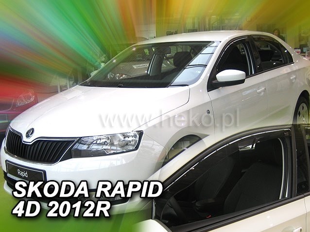 Ofuky oken Škoda Rapid 5dv od r.v. 2012 přední+zadní