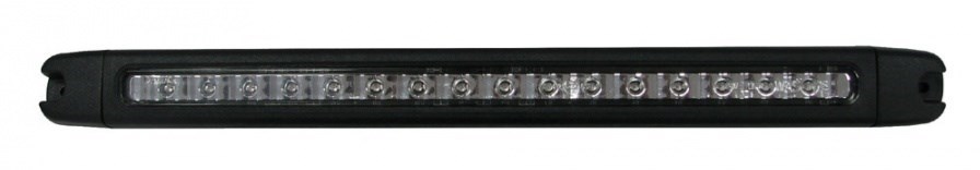 Světlo brzdové LED 12V s bílým sklem W28