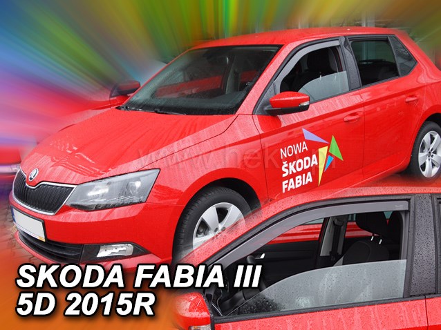 Ofuky oken Škoda Fabia III HB/Combi od r.v. 2014 přední