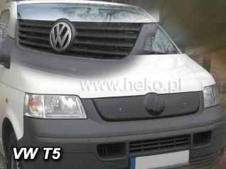 Zimní clona - kryt chladiče, VW T5(Transporter/Caravelle), 2003->2010 (4 žebra masky)