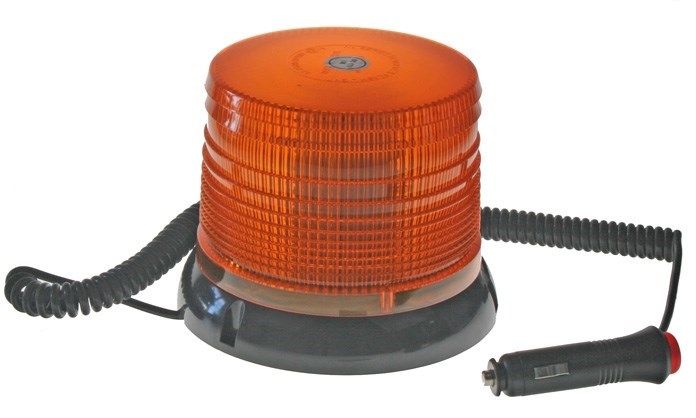 Maják 24V oranžový 100 LED 2 funkce, WL 249/224