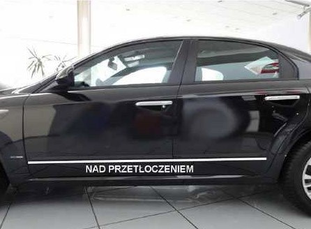Ochranné boční lišty na dveře, Alfa Romeo 159, 2005->2011, sedan