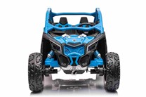 Dětská elektrická buggy Can-Am Maverick X RS Turbo RR model 2024 - modrá