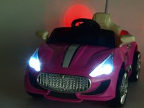 Dětské el. autíčko s RC a ovládací tyčí - GTR88A.pink