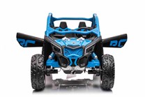 Dětská elektrická buggy Can-Am Maverick X RS Turbo RR model 2024 - modrá