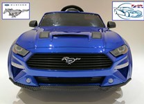 Driftovací  elektrické autíčko licenční  Ford Mustang 5.0 GT - lakovaný modrý