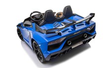 Dětské elektrické licenční  Lamborghini Aventador SVJ Roadster pro 2 děti  MODEL 2023 - modré