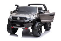 dětské el. autíčko Toyota  HILUX  RUGGED-X  MODEL 2024 - matná stříbrno-šedá