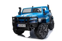 Auto pro 2 děti JUMBO  INTERCEPTOR s 2,4G RC , modrý