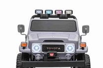 Dětská elektrické autíčko TOYOTA FJ-40 - šedá