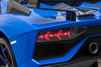 Dětské elektrické licenční  Lamborghini Aventador SVJ Roadster pro 2 děti  MODEL 2023 - modré