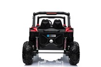 Dvoumístná dětská buggy s 2,4G  dálkovám ovladačem 4x4 , červený  polymerový potah spider