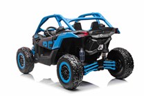 Dětská elektrická buggy Can-Am Maverick X RS Turbo RR model 2024 - modrá