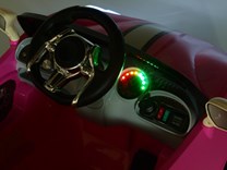 Dětské el. autíčko s RC a ovládací tyčí - GTR88A.pink