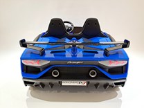 Dětské elektrické licenční  Lamborghini Aventador SVJ Roadster pro 2 děti  MODEL 2023 - modré